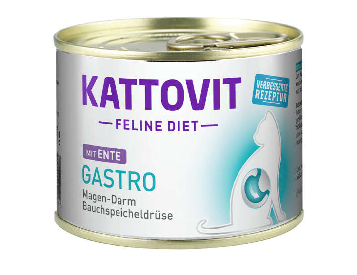 KATTOVIT Katzen-Nassfutter Feline Diet Gastro Ente